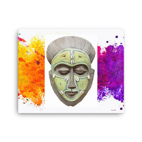 Africa Mask Face Art Canvas - Coco Ako