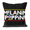 Melanin Poppin Black Excellence Faux Suede Cushions by Superfast POD - Coco Ako