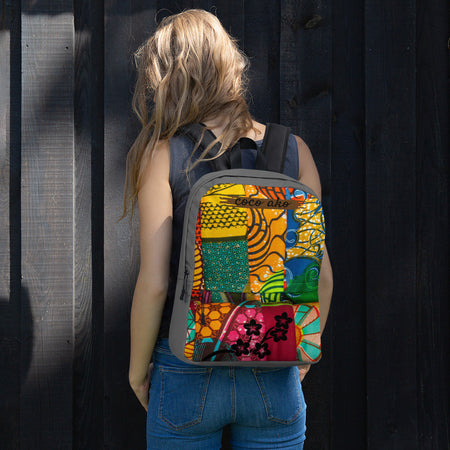 Cameroon Embroidered Backpack For Travel, Office, School, Gifts