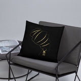 Black Queen Decor Pillow For Home, Living and Outdoors - Coco Ako
