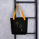 Black Queen Afrogirl  Tote bag yellow, red, black - Coco Ako