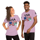 USA Short-Sleeve Unisex T-Shirt - Coco Ako