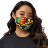 Kente African Print Face mask, Face covering to reduce transmission of microbes - Coco Ako