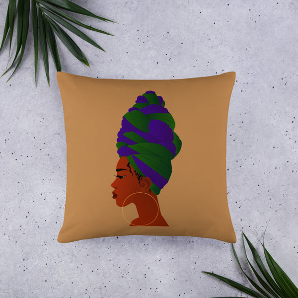Nude Queen Head wrap Décor Pillow for Living, Home and Outdoor Spaces - Coco Ako