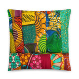 Ankara African Print Décor Pillow for Living, Home and Outdoor - Coco Ako