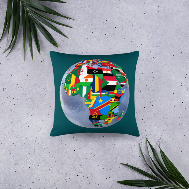 Africa Globe Décor Pillow for Living, Home and Outdoor - Coco Ako
