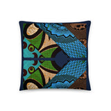 Ankara Print Navy Blue Décor Pillow for Living, Home and Outdoor - Coco Ako