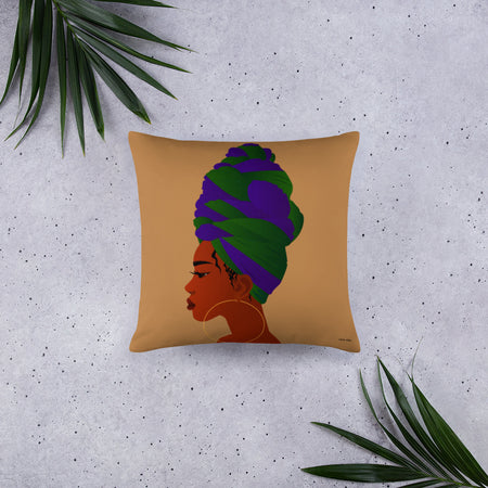 Melanin Poppin Black Excellence Faux Suede Cushions by Superfast POD